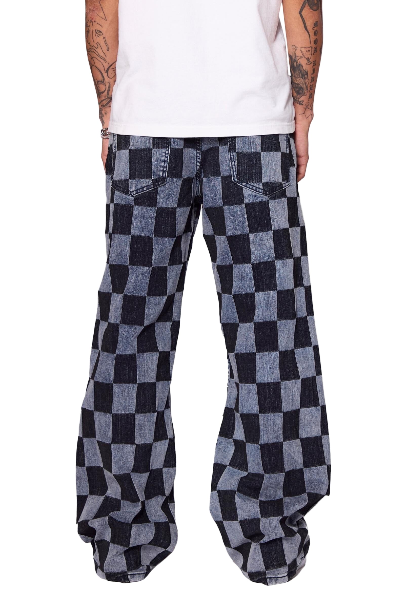 Valabasas "CHESS"  BAGGY DENIM JEAN