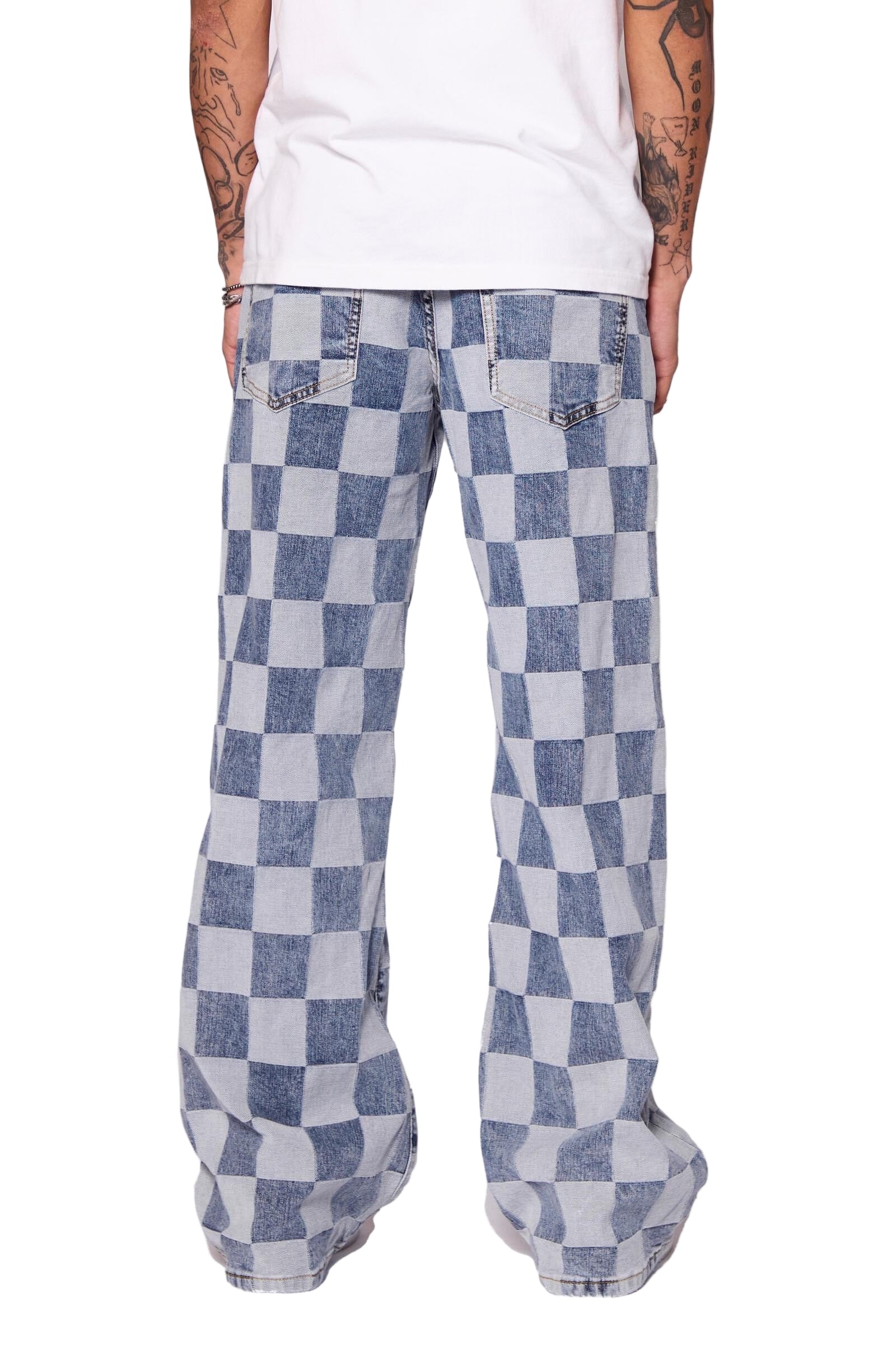 Valabasas "CHESS"  BAGGY DENIM JEAN