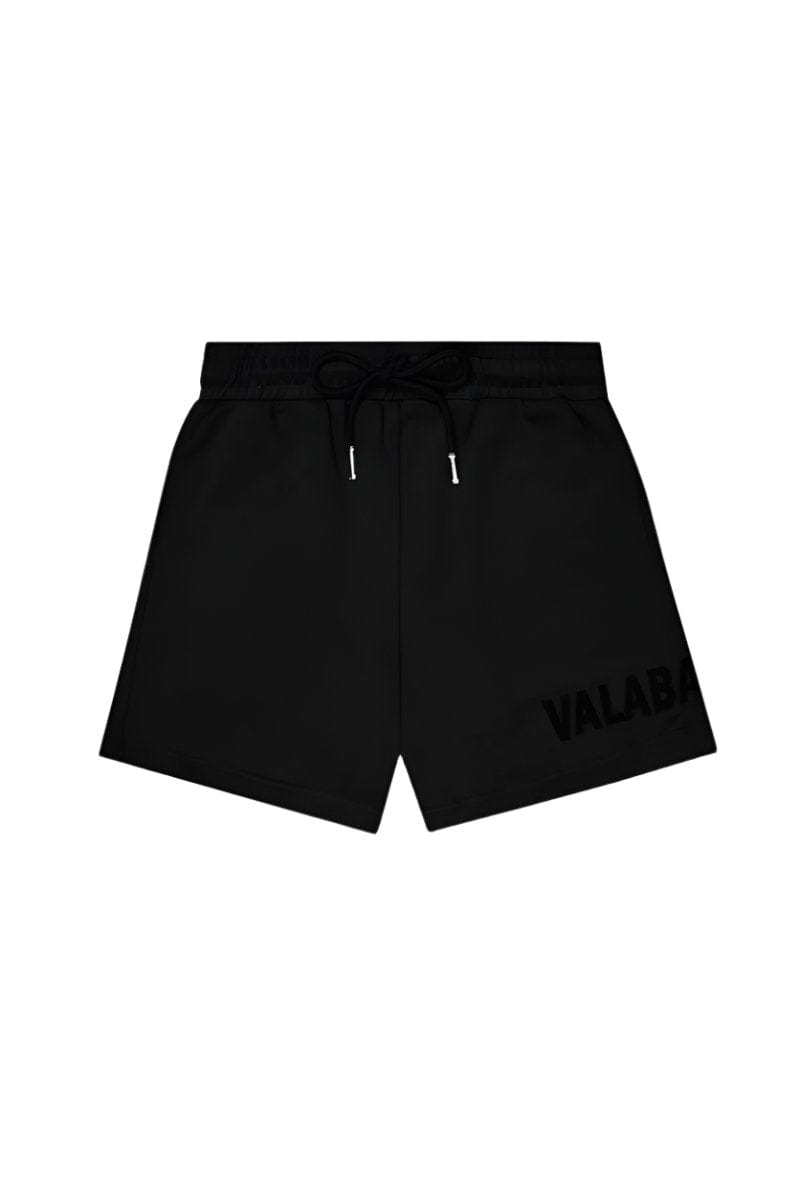 Valabasas S / VINTAGE  BLACK "BLOOM" WOVEN SHORTS