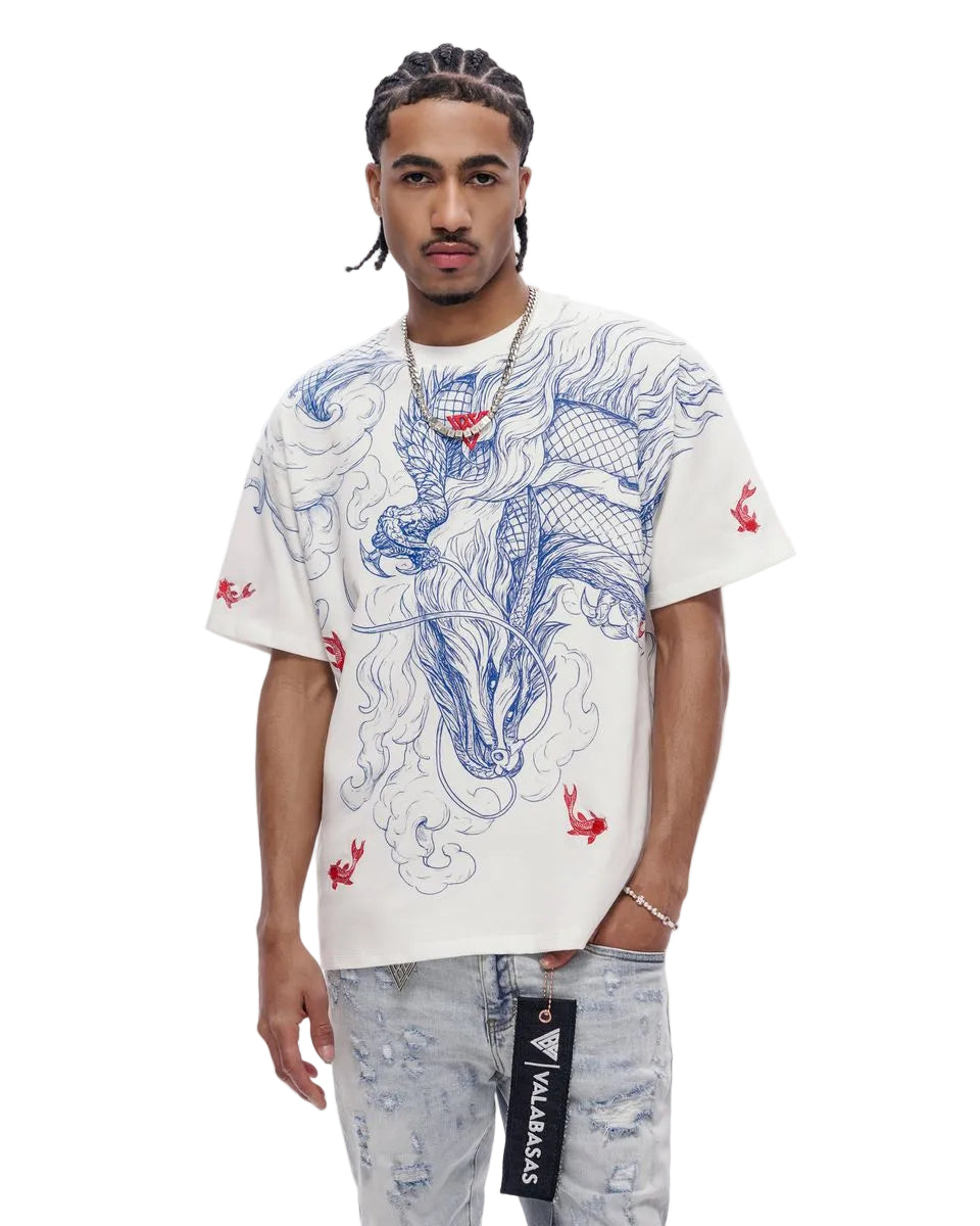 Front View of the Valabasas "MYTHIC FLOW" TEE