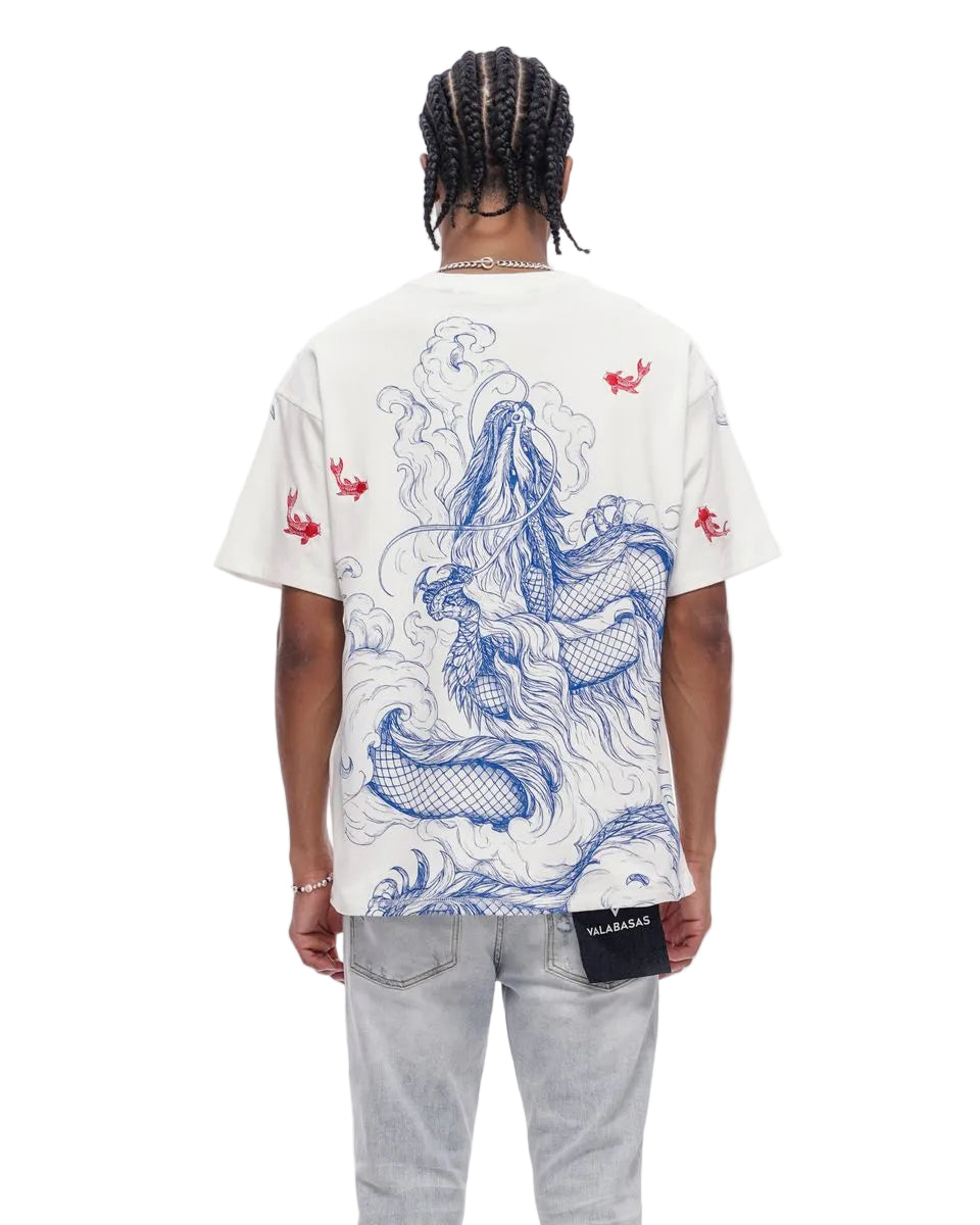 Back View of the Valabasas "MYTHIC FLOW" TEE