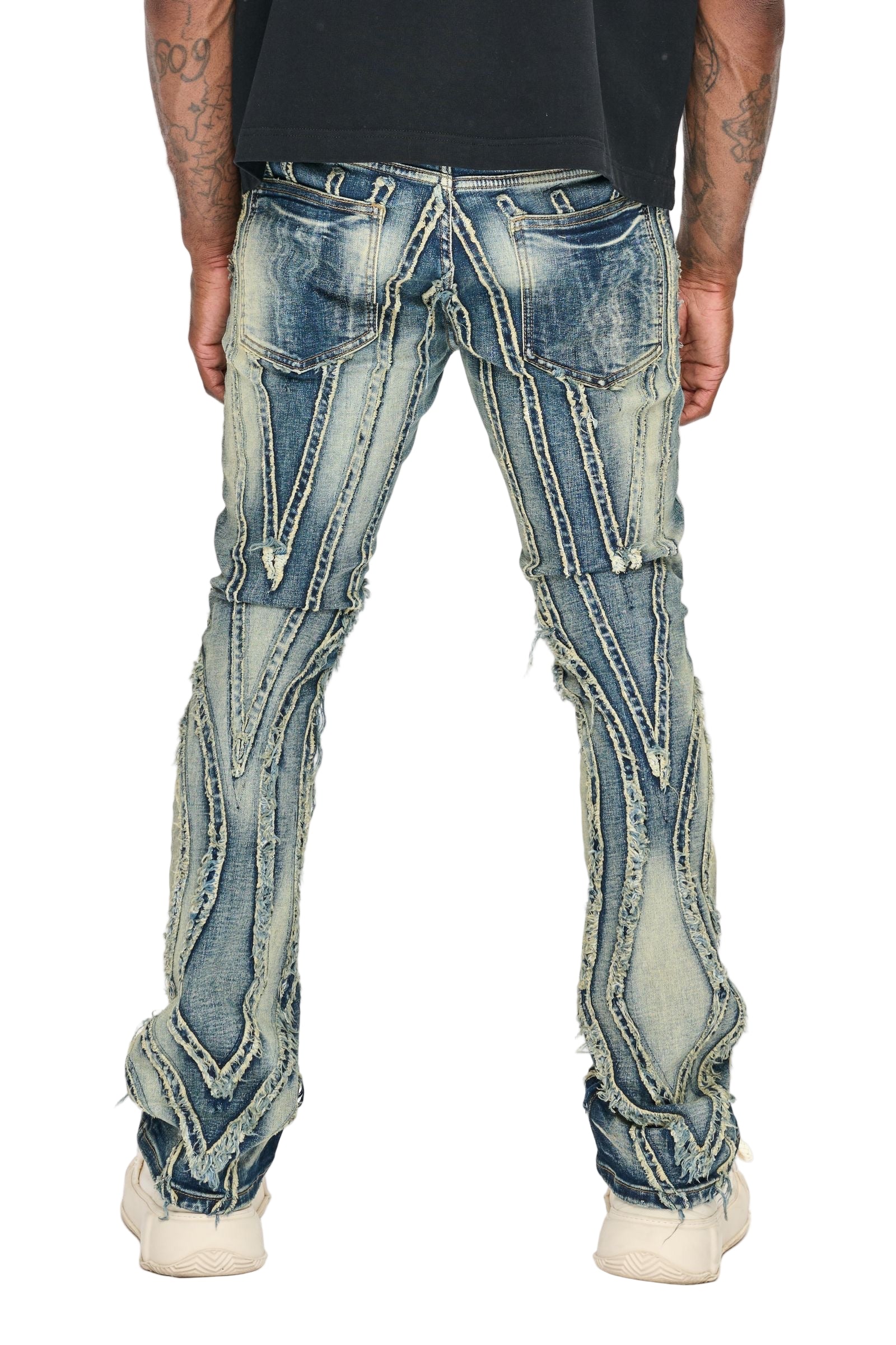 Back View of the STRAVA Jeans by Valabasas