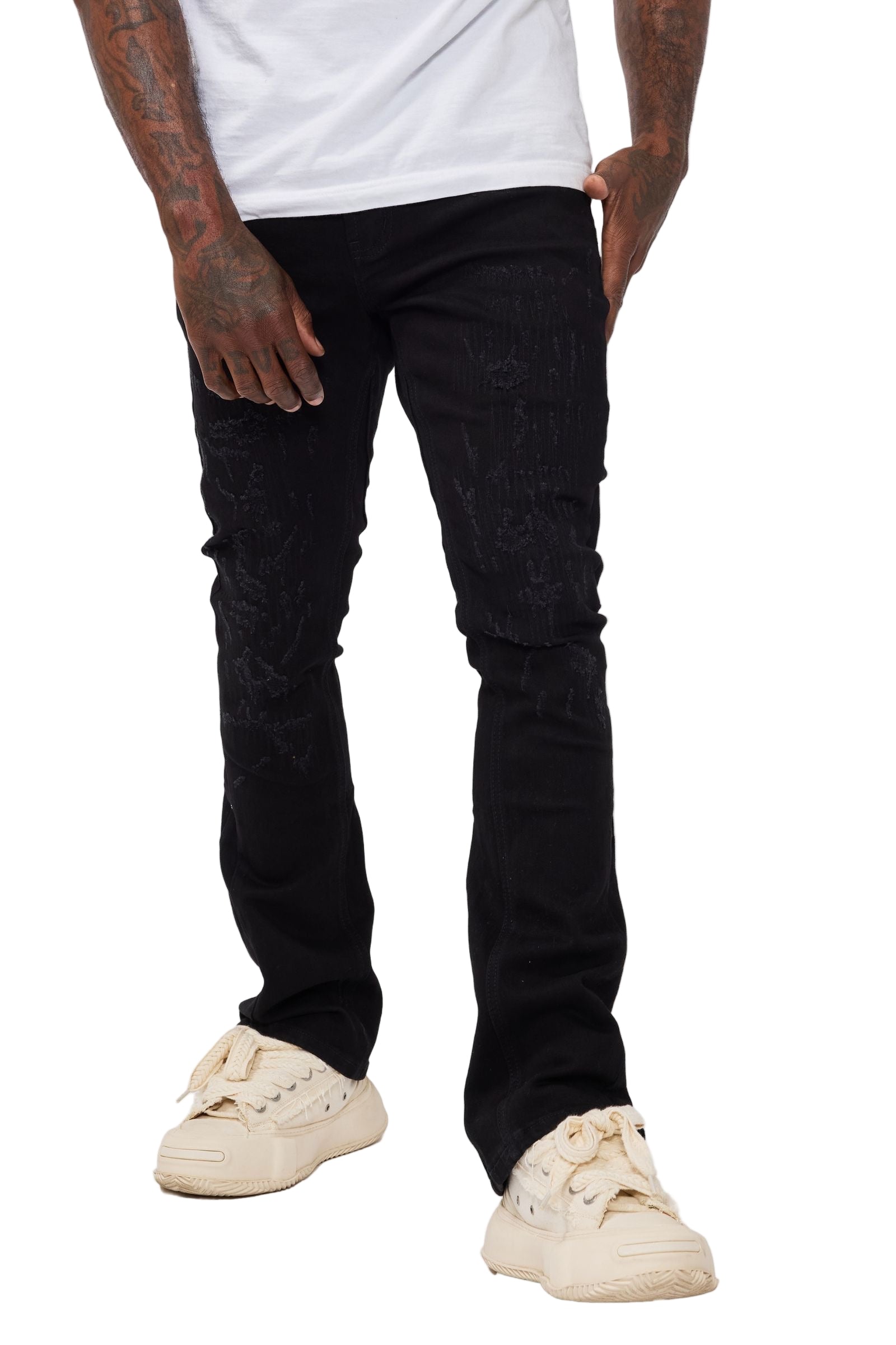 Front View of the VIN Jeans by Valabasas