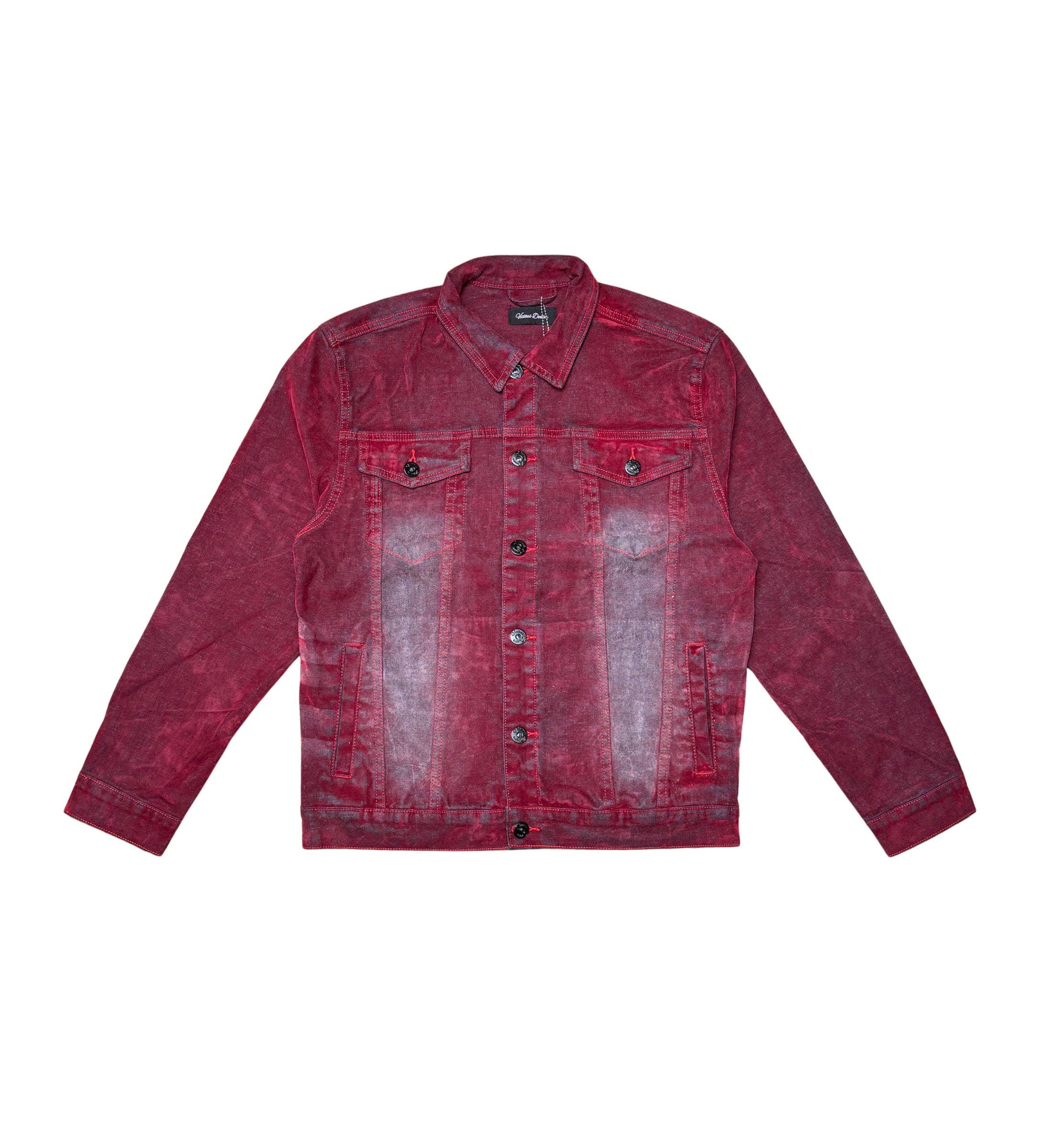 Vicious S / RED VELVET COATED DENIM JACKET