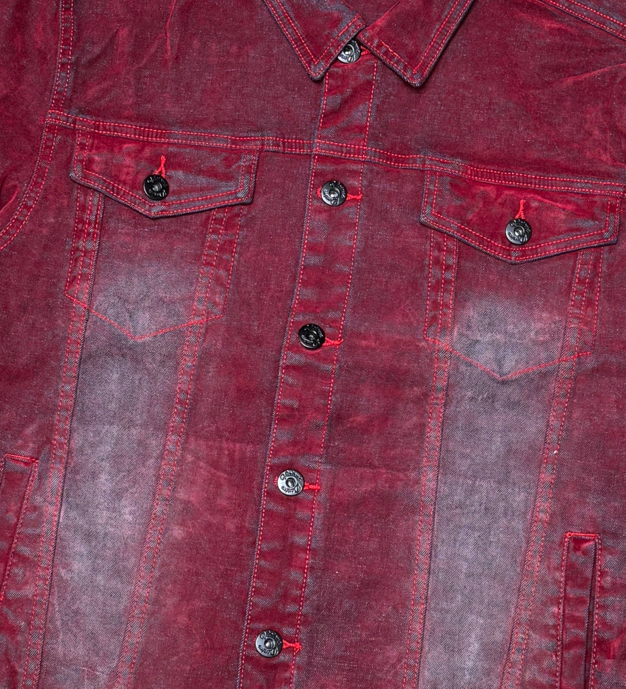 Vicious VELVET COATED DENIM JACKET