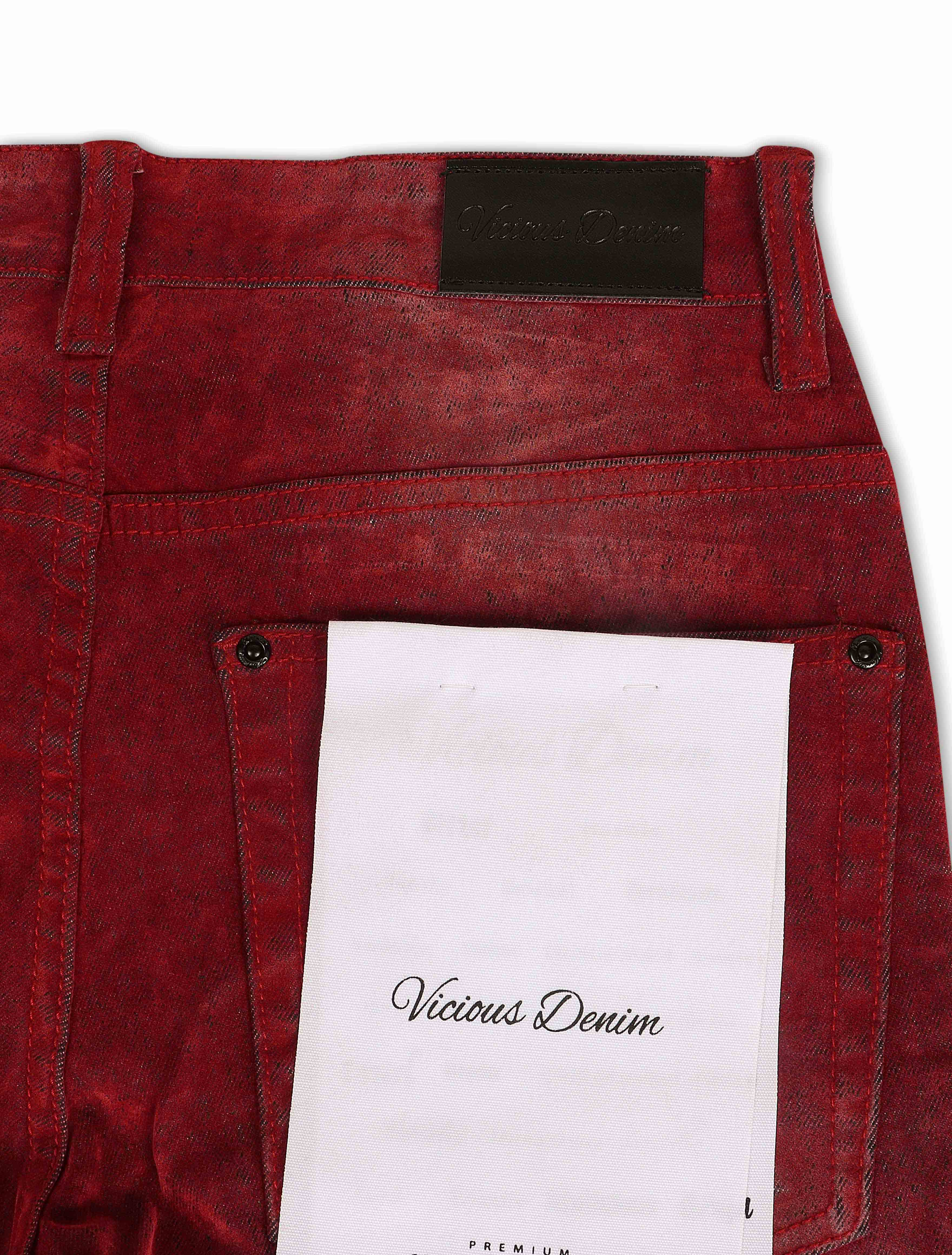 Vicious VELVET COATED DENIM STACKS