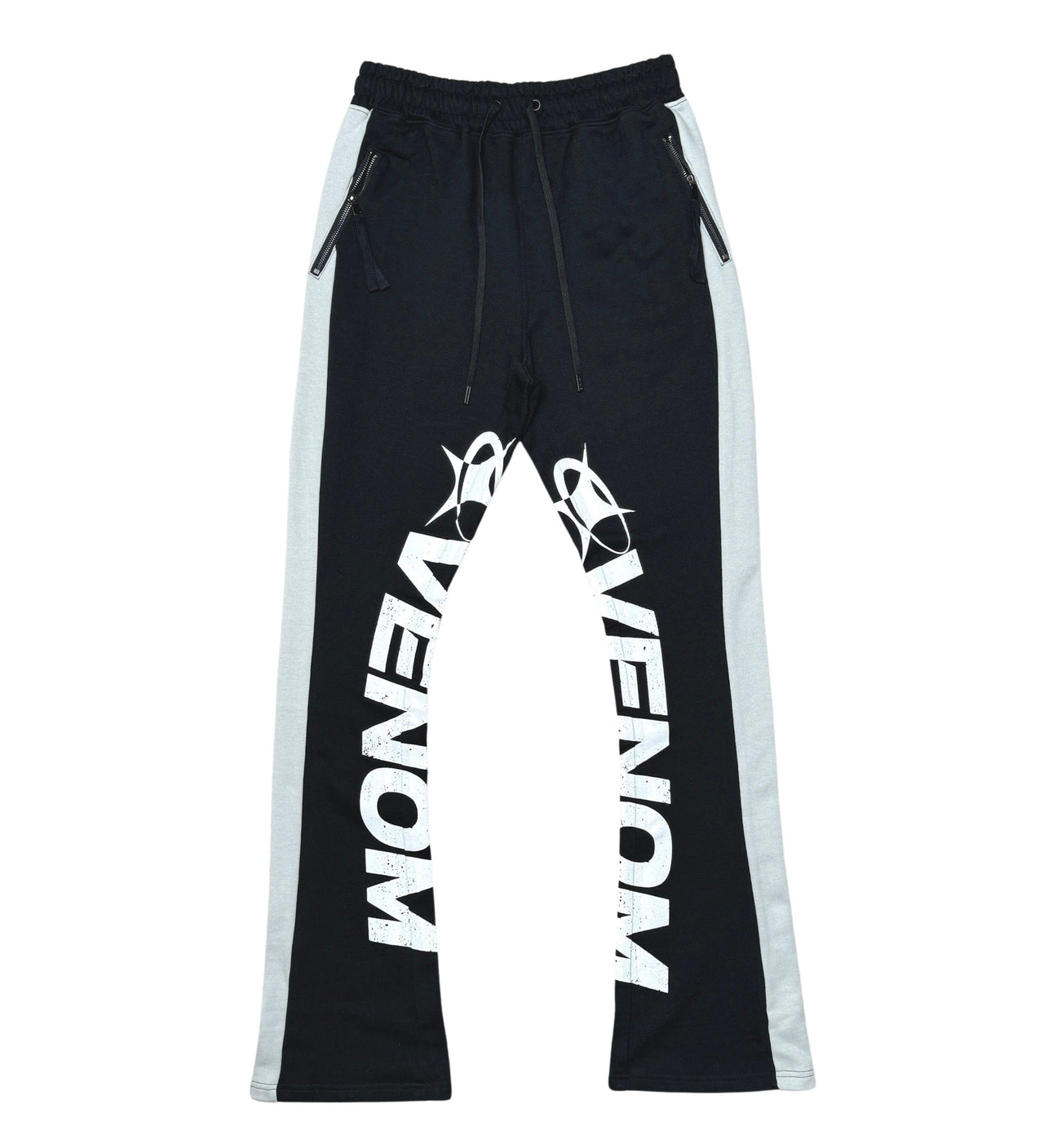 Vie Riche S / BLACK Venom Biker Sweatpants (BLACK)