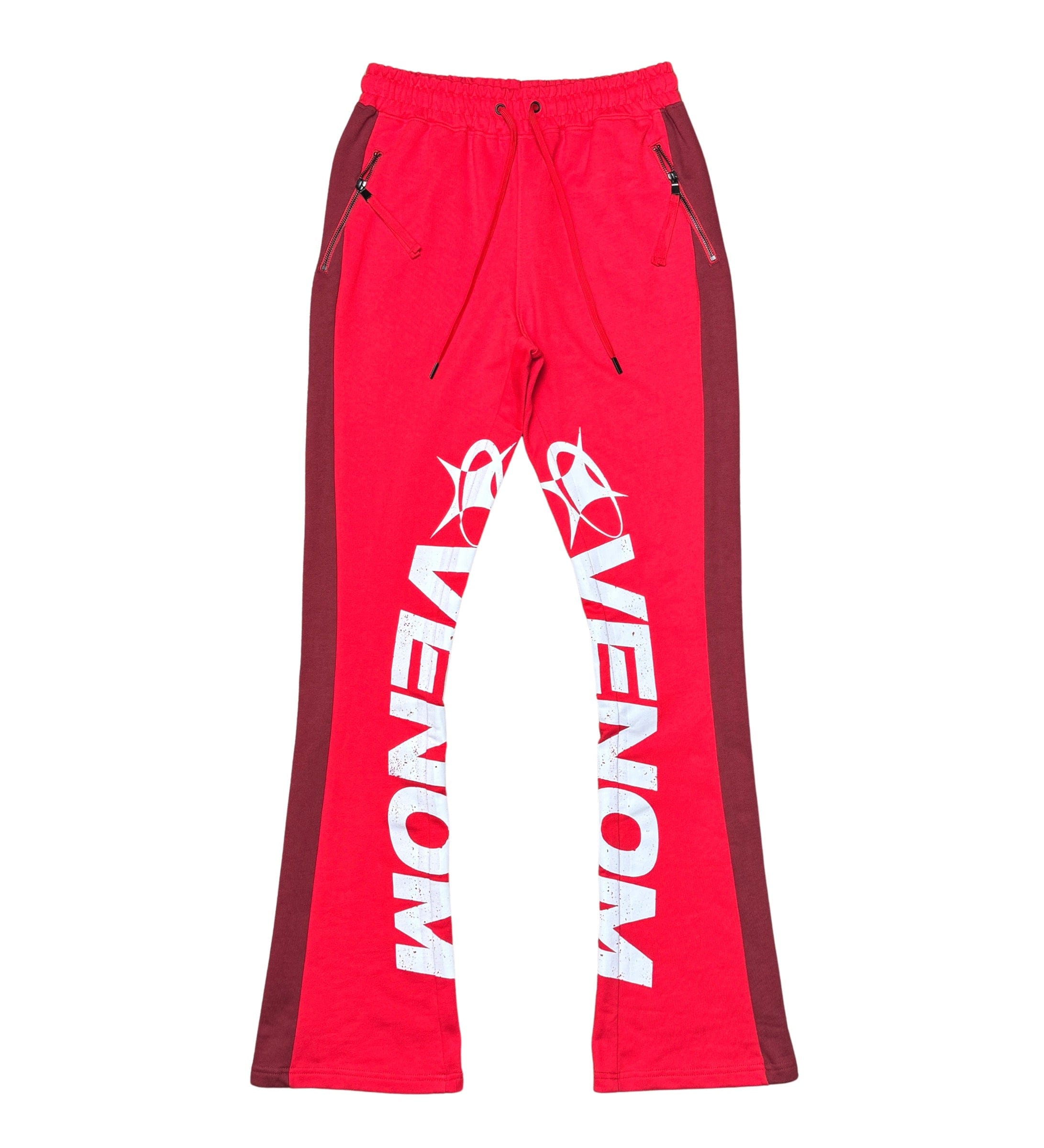 Vie Riche S / RED Venom Biker Sweatpants (RED)