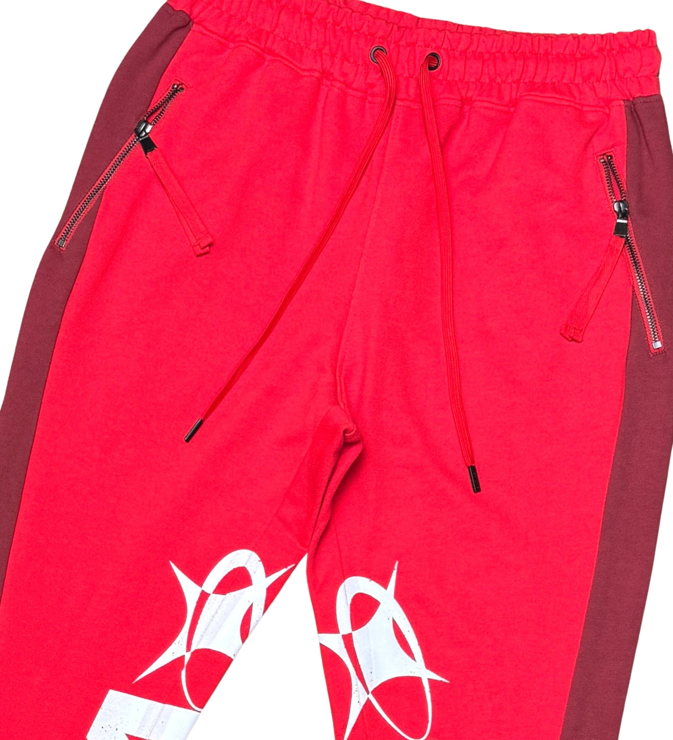 Vie Riche Venom Biker Sweatpants (RED)