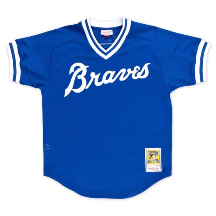 MLB AUTHENTIC BP JERSEY - PULLOVER BRAVES 1980 DALE MURPHY-thumbmail-1