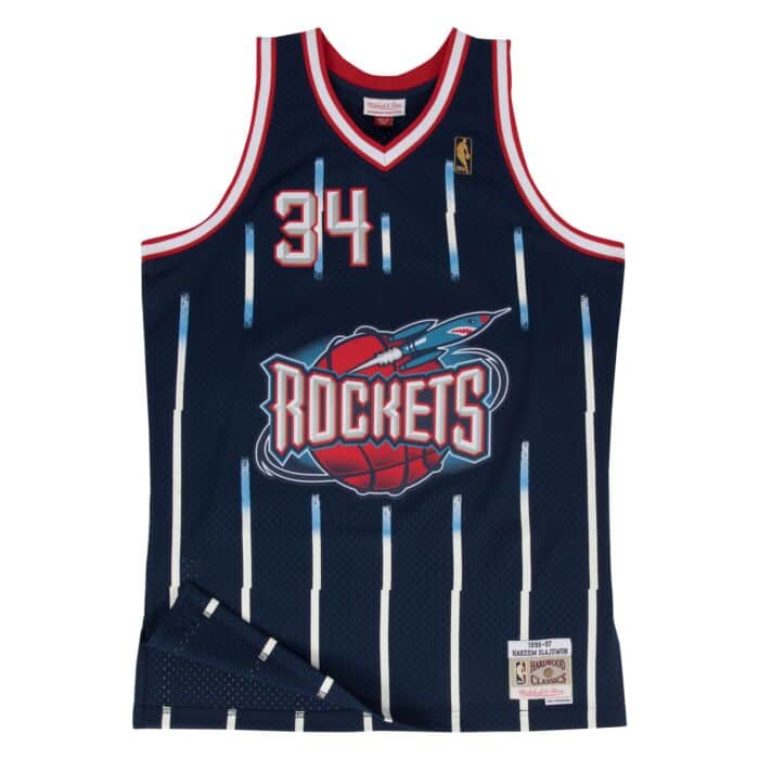 NBA SWINGMAN ROAD JERSEY ROCKETS 96 HAKEEM OLAJUWON