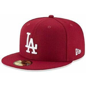 LOS ANGELES DODGERS CARDINAL BASIC 59FIFTY FITTED