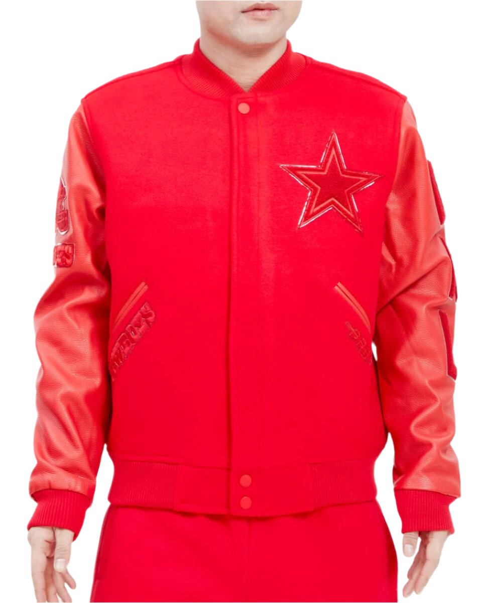 COWBOYS WOOL VARSITY JACKET