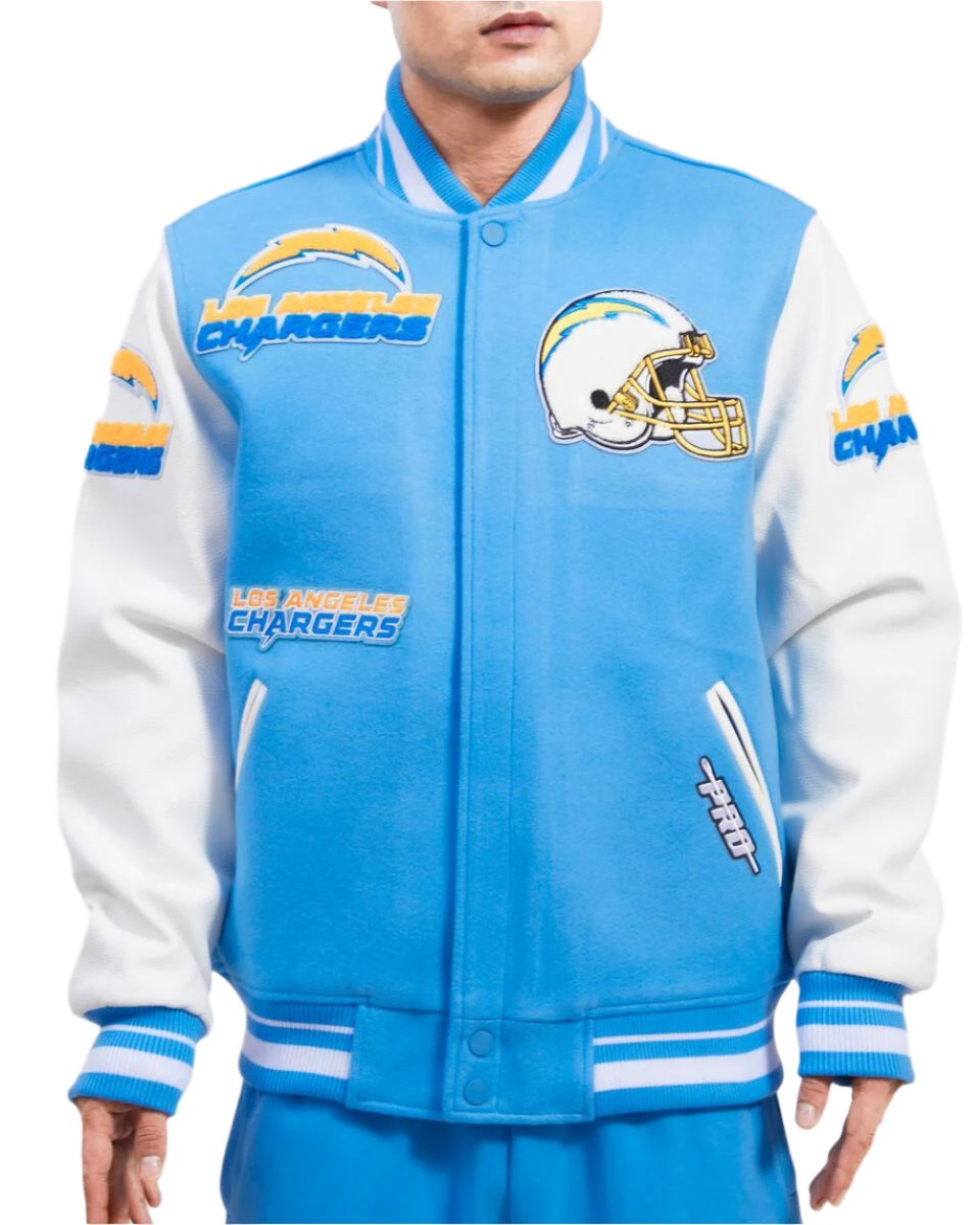 Los Angeles Chargers Mash Up Varsity Jkt