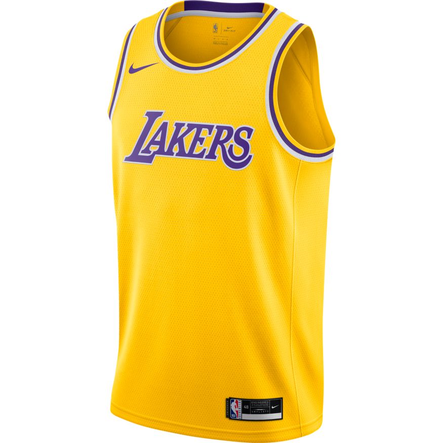 Lakers Icon Edition 2020 Nike NBA Swingman Jersey-thumbmail-1