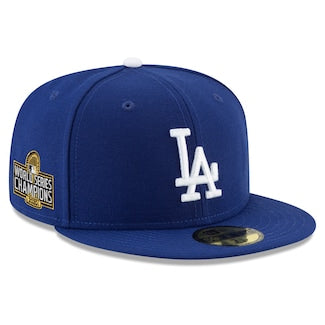 New Era Los Angeles Dodgers World Series Champions 2020 Patch 59FIFTY Fitted Cap